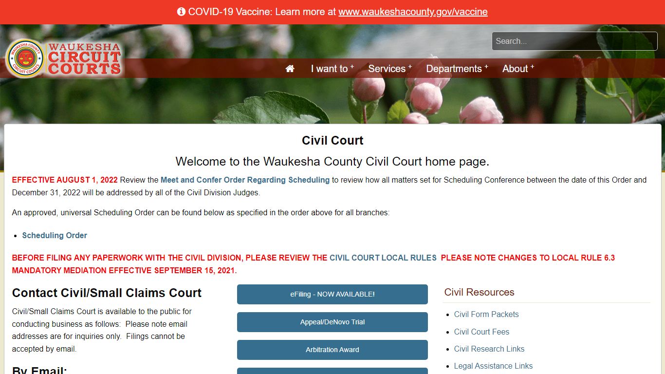 Waukesha County - Civil Court